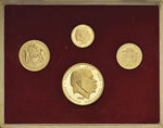 GABON 100, 50, 25 e 10 Franchi 1960 – Fr. ... 