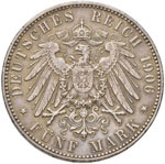 GERMANIA Brema - 5 Marchi 1906 – KM 251 AG ... 