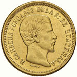 GUATEMALA 5 Pesos 1869 ... 