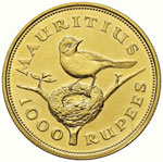 MAURITIUS 1.000 Rupie 1975 – Fr. 2 AU (g ... 