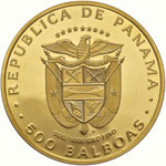 PANAMA 500 Balboas 1975 ... 