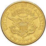 USA 20 Dollari 1852 O – Fr. 171 AU (g ... 