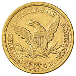 USA 5 Dollari 1851 – Fr. 138 AU (g 8,28)