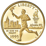 USA 5 Dollari 1995 Atlanta Games – Fr. 208 ... 