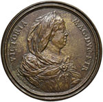 Vittoria della Rovere (1622-1695) Medaglia ... 