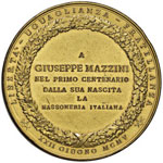 Giuseppe Mazzini (1805-1872) Medaglia 1905 ... 