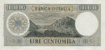 Banca d’Italia – 100.000 Lire Manzoni ... 