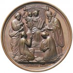 Pio IX (1846-1878) Medaglia 1858 in memoria ... 