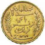 TUNISIA 20 Franchi 1903 ... 