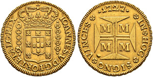 BRASILIEN - João V. 1706-1750 - 20000 Reis ... 