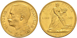 Vittorio Emanuele III. 1900-1946. 50 Lire ... 
