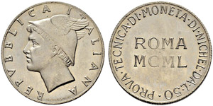 Repubblica italiana - 50 Lire 1950, Roma. ... 