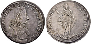 Firenze - Ferdinando II, 1621-1670. Piastra ... 
