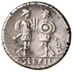 Servilia - C. Servilius - Denario (57 a.C.) ... 