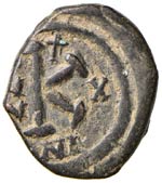 BISANZIO Giustino II (565-578) Mezzo follis ... 