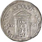 Gregorio XIII (1572-1585) Testone 1575 Porta ... 