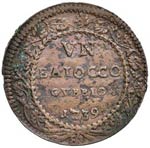 Gubbio Baiocco 1739 A. VIII - CU (g 12,56) ... 