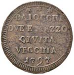 Pio VI (1774-1799) Civitavecchia Sanpietrino ... 