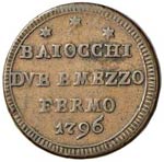 Pio VI (1774-1799) Fermo Sanpietrino 1796 - ... 