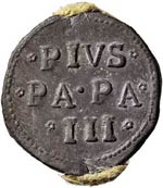 BOLLE PAPALI Pio III  ... 