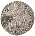 Pio IV (1559-1565) Ancona - Testone – ... 