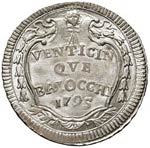 Pio VI (1774-1799) 25 Baiocchi 1795 A. XXI ... 