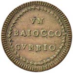 Pio VI (1774-1799) Gubbio - Baiocco A. XV ... 