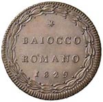 Pio VII (1800-1823) Baiocco 1829 A. I – ... 