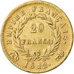 Napoleone (1809-1814) Roma - 20 Franchi 1812 ... 