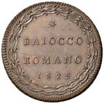 Pio VIII (1829-1830) Baiocco 1829 A. I ... 