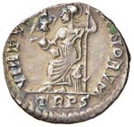 Teodosio I (379-395) Siliqua (Treviri) Busto ... 