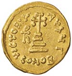 Eraclio (610-641) Solido – I tre ... 