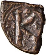 Leonzio (695-698) Mezzo follis – Busto di ... 