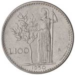 Repubblica italiana – 100 Lire 1950 Prova ... 