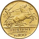 ALBANIA Zog (1925-1939) 100 Franca 1926 Una ... 