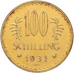 AUSTRIA Repubblica (1918-) 100 Scellini 1931 ... 