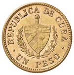 CUBA Peso 1916 – Fr. 7 AU (g 1,67)