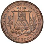 EL SALVADOR Pattern Peso 1861 – KM-Pn 2 (g ... 