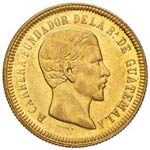 GUATEMALA 4 Pesos 1869 ... 