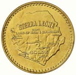 SIERRA LEONE 1/2 Golde 1966 – Fr. 2 AU (g ... 
