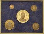 SOMALIA Set di cinque monete 1965: 500, 200, ... 