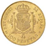 SPAGNA Alfonso XIII (1886-1931) 100 Pesetas ... 
