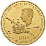 TURKS AND CAICOS ISLANDS 100 Crowns 1979 ... 