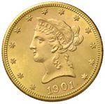 USA 10 Dollari 1901 S ... 