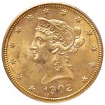 USA 10 Dollari 1902 S ... 