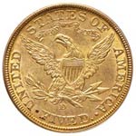 USA 5 Dollari 1906 D – Fr. 147 AU In slab ... 