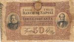 Banco di Napoli 50 Lire ... 