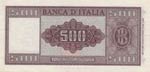 Banca d’Italia - 500 Lire 23/03/1961 F174 ... 