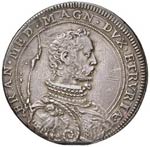 Piastra 1585 con busto ... 