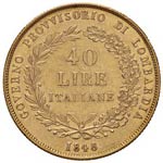 MILANO Governo Provvisorio (1848) 40 Lire ... 